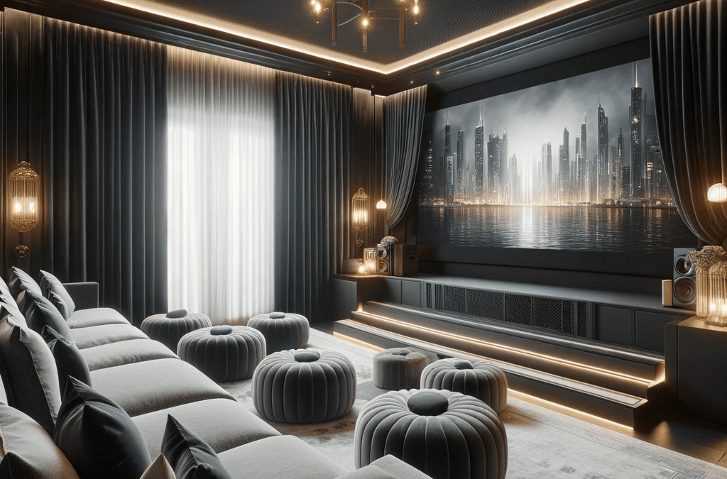 Home Theater Blackout Curtains in Dubai